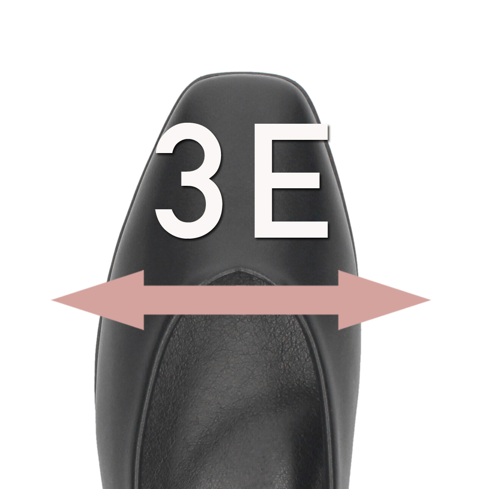 幅広・甲高の方も安心なゆったり3E設計