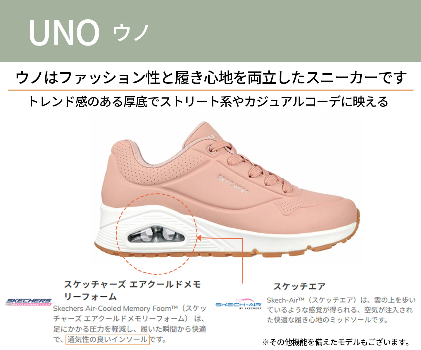 スケッチャーズウノ