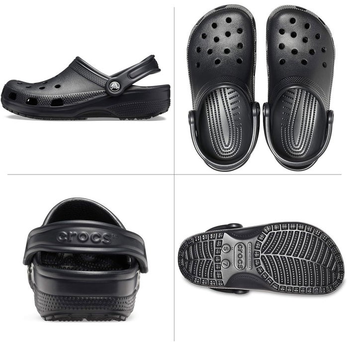 クロックス レディース メンズ サンダル 定番 軽量 サボ 10001 クラシック クロッグ アウトドア ストラップ 黒 crocs Classic Clog