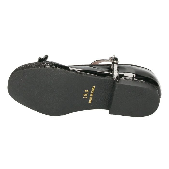 キッズ ジュニア フォーマル シューズ 靴 ストラップ CIRCLE 22360 ふんわりインソール 冠婚葬祭 卒業式 入学式 発表会 およばれ 女の子 ピンク ブラック