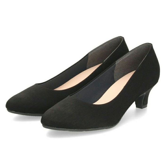 靴 レディース 歩きやすい パンプス 疲れない 日本製 4E 幅広 5cm ヒール アーモンドトゥ 高反発 痛くなりにくい 走れる Parade 美形パンプス 4500 