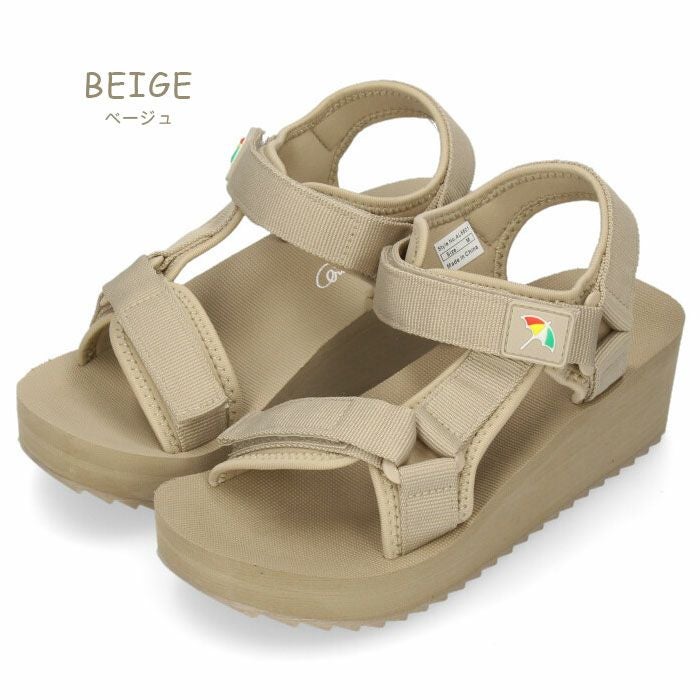 アーノルドパーマー サンダル レディース AL5501 ブラック ブラウン ベージュ 厚底 スポーツサンダル 黒 茶色