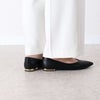 パンプス フラットヒール 黒 ポインテッドトゥ コンフォート きれいめ PICCADILLY ピカジリー 274065 1.5cm レディース ブラック ブラウン シルバー ベージュ デザインヒール セレモニー