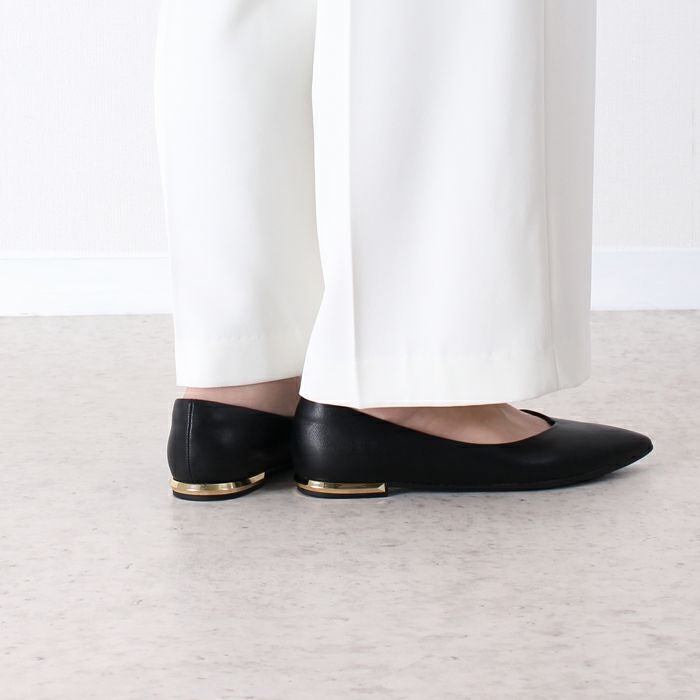パンプス フラットヒール 黒 ポインテッドトゥ コンフォート きれいめ PICCADILLY ピカジリー 274065 1.5cm レディース ブラック ブラウン シルバー ベージュ デザインヒール セレモニー