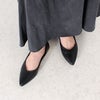 パンプス フラットヒール 黒 ポインテッドトゥ コンフォート きれいめ PICCADILLY ピカジリー 274065 1.5cm レディース ブラック ブラウン シルバー ベージュ デザインヒール セレモニー