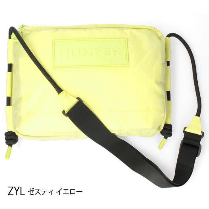 ハンター HUNTER サコッシュ バッグ メンズ レディース UBC1515NRS トラベル リップストップ リサイクル ナイロン 耐水性 耐久性 軽量