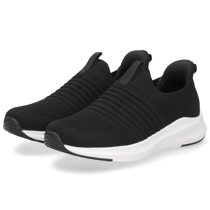 ハンズフリー 靴 手を使わず履ける スリッポン スニーカー レディース メンズ スリップイン 幅広 3E相当 ゆったり 履きやすい 柔らかい 軽い 楽すぽっ 屈曲性 靴 ネイビー ブラック 黒 仕事 運動 Parade 981706