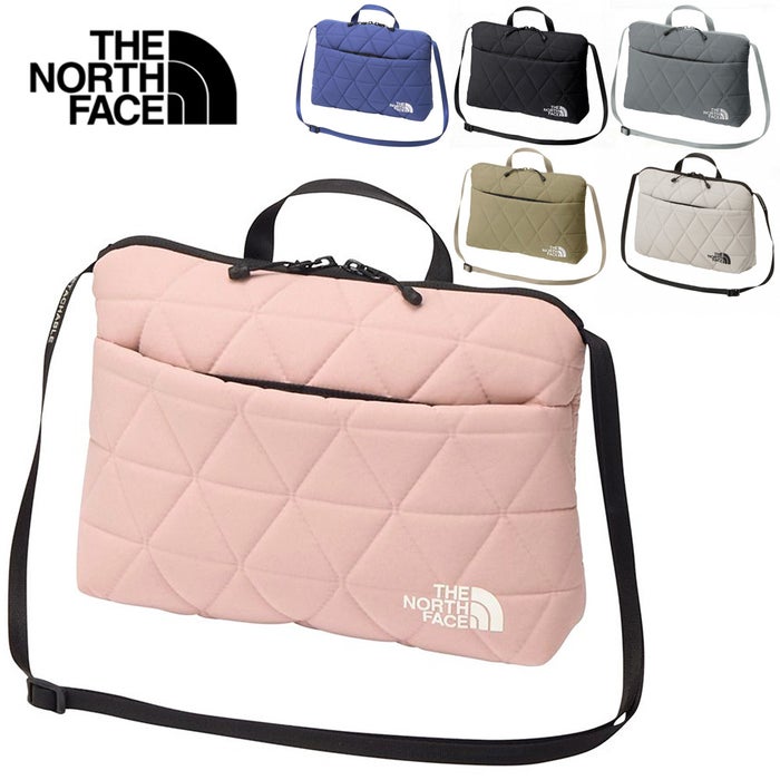 ノースフェイス キルティング 斜めがけ バッグ ジオフェイスポーチ NM32356 2L ポーチ バッグ クッション内蔵