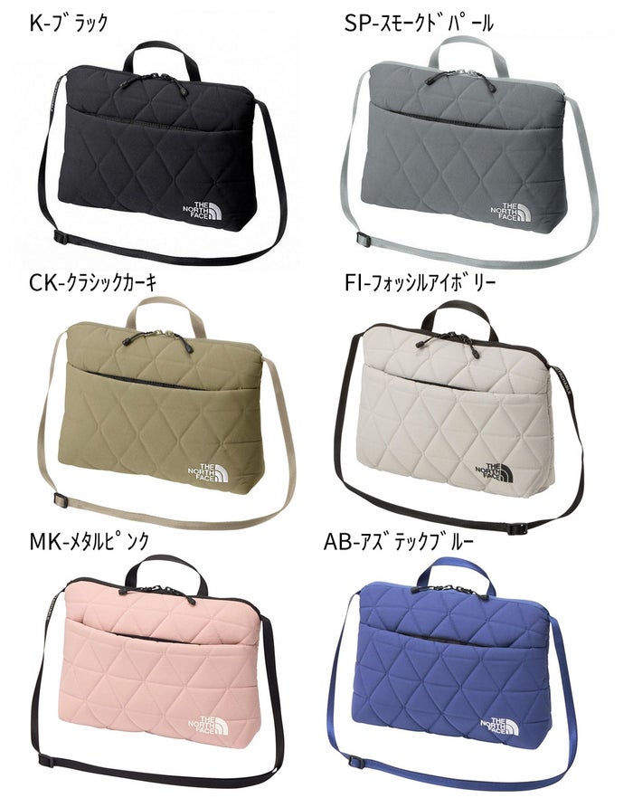 ノースフェイス キルティング 斜めがけ バッグ ジオフェイスポーチ NM32356 2L ポーチ バッグ クッション内蔵