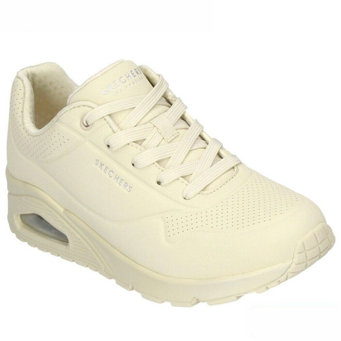 SKECHERS スケッチャーズ uno レディース スニーカー 厚底 シューズ エアクッション 73690 ウノ スタンド オン エア UNO-STAND ON AIR ストリート 普通幅 カジュアル 紐靴