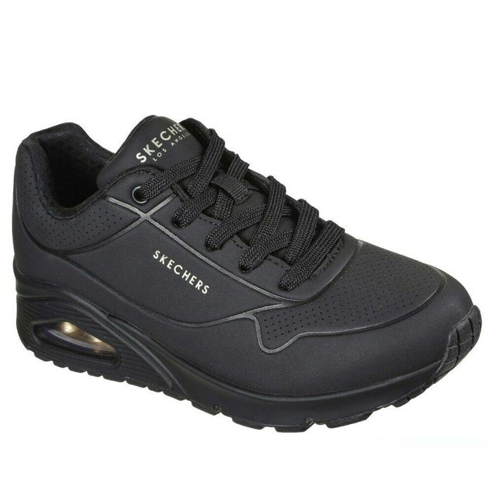 SKECHERS スケッチャーズ uno レディース スニーカー 厚底 シューズ エアクッション 73690 ウノ スタンド オン エア UNO-STAND ON AIR ストリート 普通幅 カジュアル 紐靴