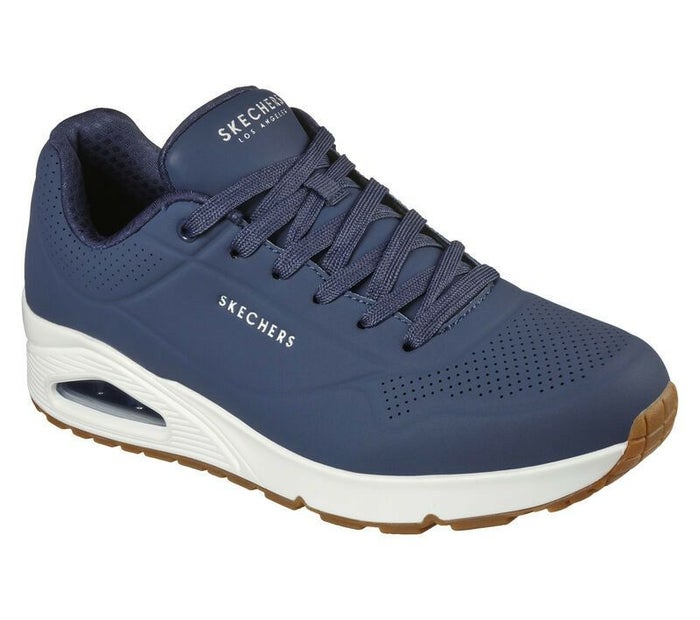 SKECHERS スケッチャーズ uno メンズ スニーカー 厚底 シューズ エアクッション 52458 ウノ スタンド オン エア UNO STAND ON AIR ストリート 普通幅 カジュアル 紐靴