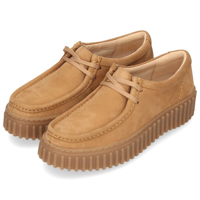 クラークス レディース ワラビー  レザー スエード トーヒルビー 厚底 Clarks Torhill Bee 26172044 26172084 26172085 26181192　26186665
