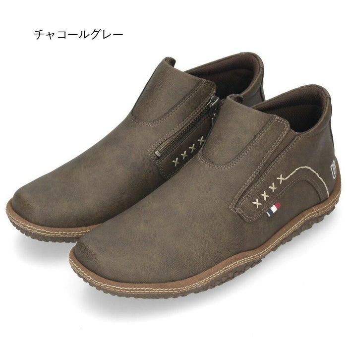 コンカラー シューズ メンズ スリッポン 防水 ブーツ スニーカー 黒 カジュアル 靴 レザー 軽量 幅広 フォギー ウォーターテックス 400 401 402 403 conqueror shoes