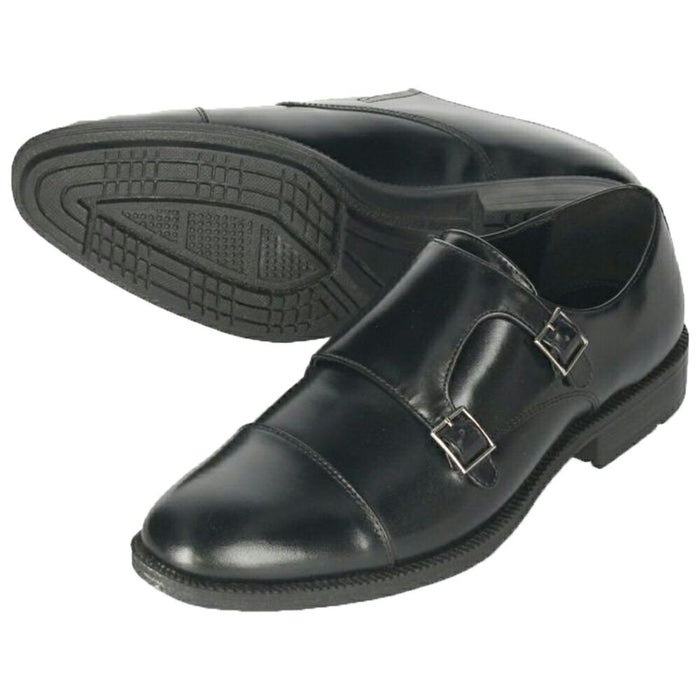 ビジネスシューズ 本革 ウォーキング メンズ 紳士靴 ラバーソール 防滑 ストレートチップ プレーン 外羽根 ローファー ダブルモンクストラップ 革靴 Parade