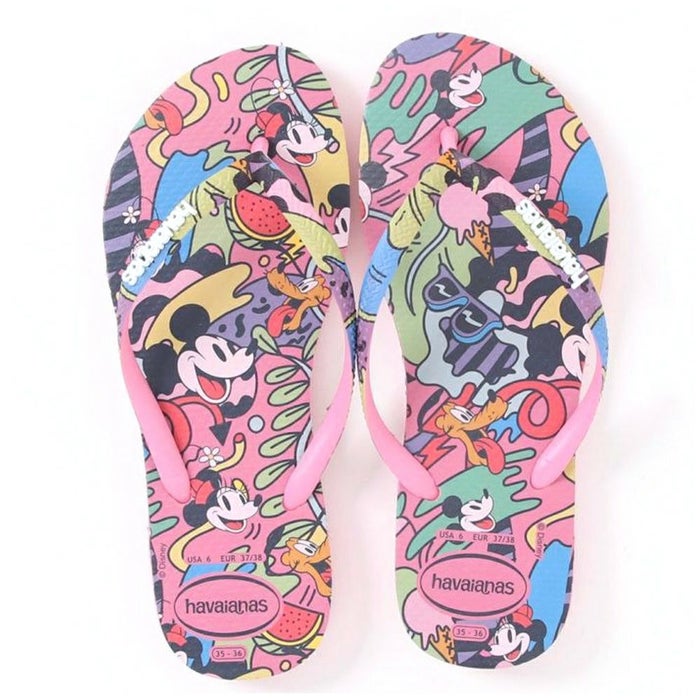 ハワイアナス ビーチサンダル レディース ディズニーコラボサンダル 4147020 havaianas SLIM DISNEY STYLISH SANDAL ハワイ ビーサン スリム