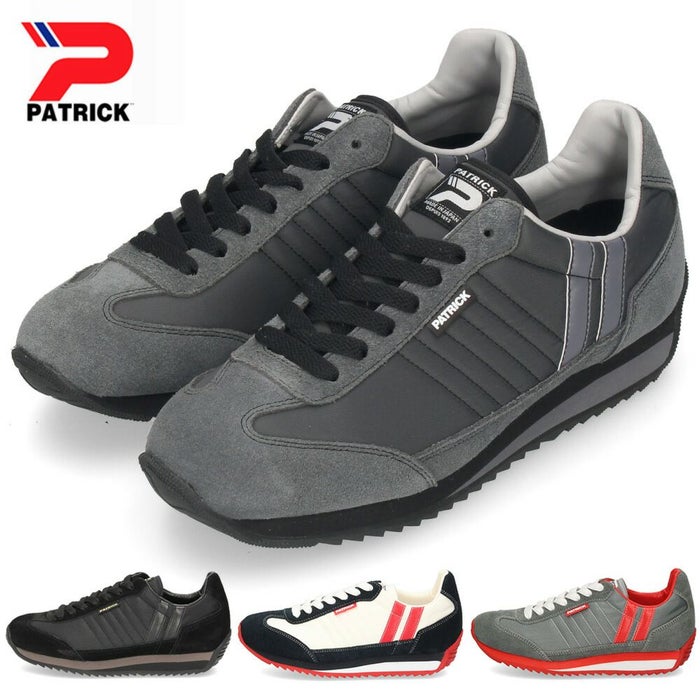 パトリック スニーカー マラソン 黒 白 メンズ レディース シューズ PATRICK MARATHON 9420 9624 94601 942451 ホワイト グレー スペース ブラックベリー 日本製