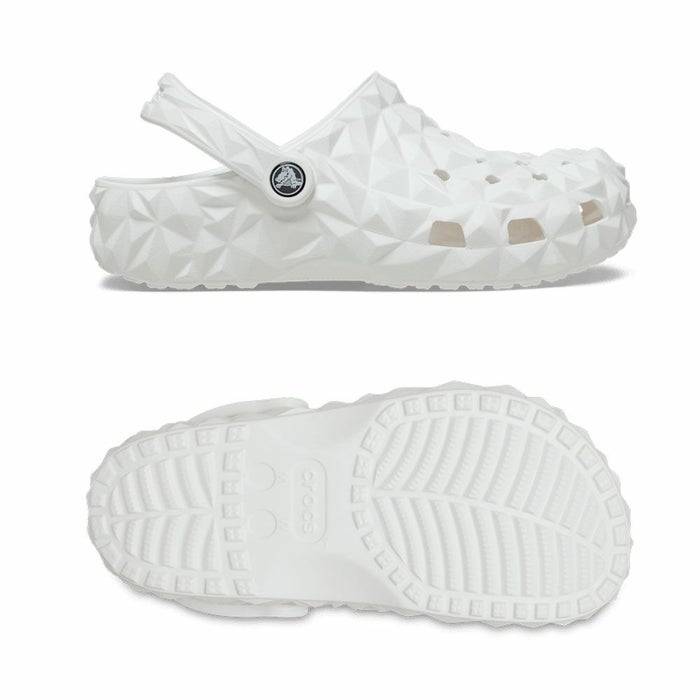 クロックス サンダル メンズ レディース クラッシック ジオメトリック クロッグ 209563 ホワイト ブラック 快適 軽い 軽量 靴 幾何学模様