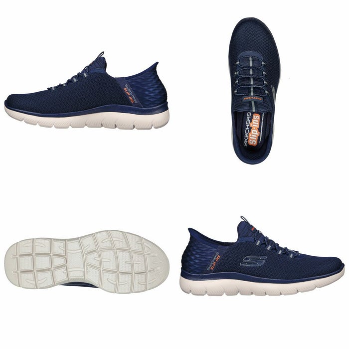 スケッチャーズ スリップインズ メンズ サミッツ 幅広 4E スニーカー 靴 232457W ワイド幅 ハイ レンジ 立ったまま履ける 手を使わずに履ける 履きやすい SKECHERSSlip-ins SUMMITSHIGH RANGE