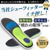 インソール 中敷き 衝撃吸収 アーチサポート 3Dゲル クッションインソール 疲労軽減 疲れにくい 抗菌 防臭 立ち仕事 ウォーキング メンズ レディース パレード 998141 998142 