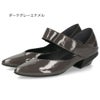 パンプス ローヒール 黒 本革 ストラップ シューズ ベルト 靴 ラボキゴシ ワークス 12768 レディース ベルトパンプス 2WAY 日本製 RABOKIGOSHI works