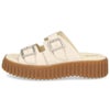 クラークス レディース サンダル 厚底 スライドサンダル 本革 ブラック ホワイト レザーサンダル Clarks Torhill Slide トーヒルスライド 26176430 26176428 