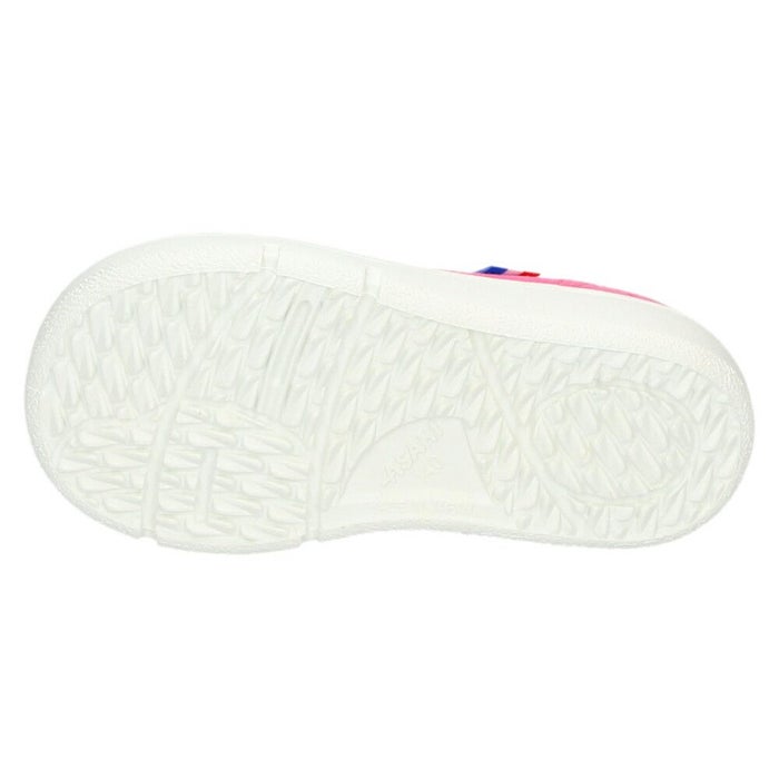 スニーカー キッズ スリッポン 男の子 女の子 P120 KC37207 グレー KC37205 ピンク 子供 靴 履きやすい 3E カジュアル シンプル 日本製 アサヒシューズ