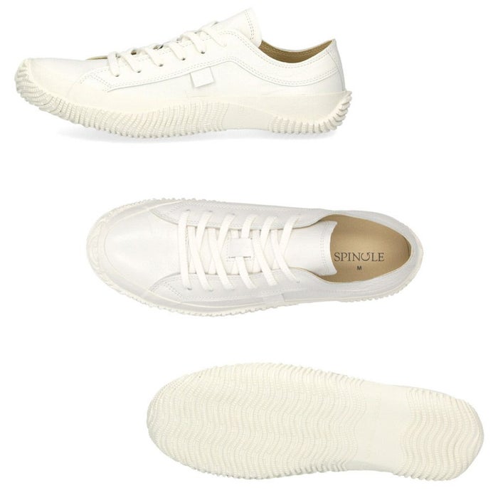 スピングル メンズ レディース スニーカー SPINGLE SP-110 (旧品番 SPM-110) カンガルーレザー 本革 靴 日本製 ローカット