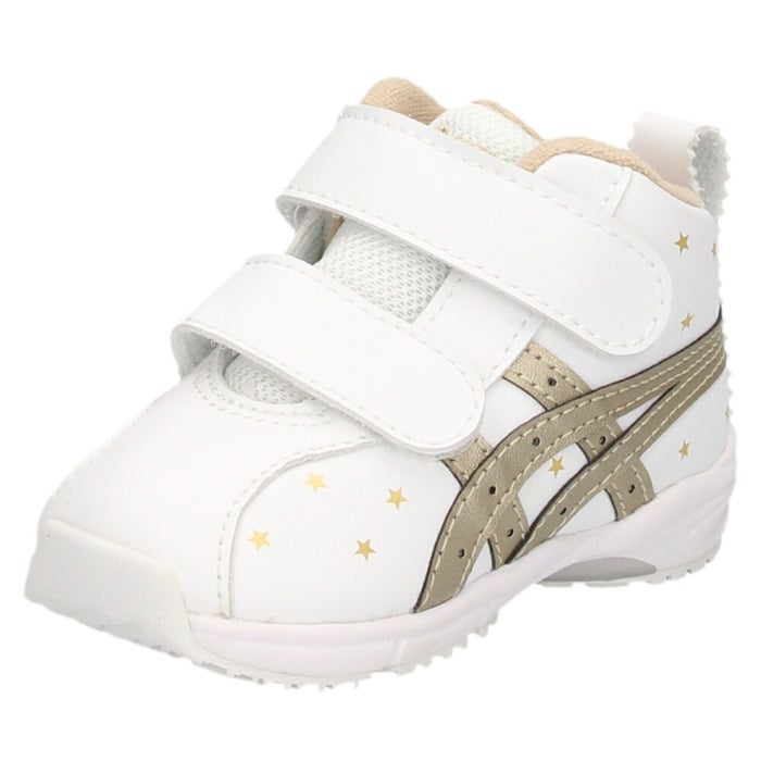 アシックスキッズ スクスク ベビー キッズ スニーカー ホワイト ベルクロ 子供靴 ミドルカット ASICS KIDS SUKU2 GD ランナーベビー SL-MID 1144A004