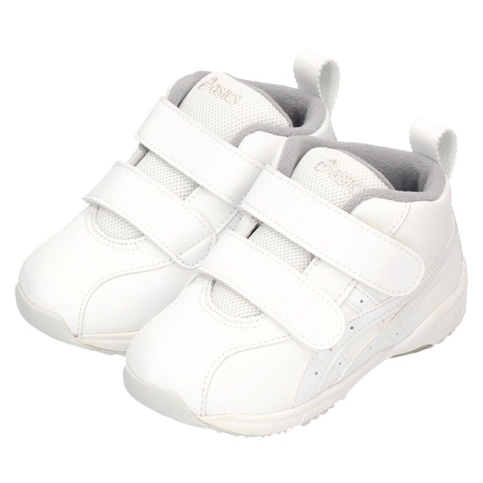 アシックス すくすく キッズ ベビー スニーカー GD ランナーベビー SL-MID 1144A004 ホワイト ベルクロ 子供靴 抗菌 消臭 通気性 asics