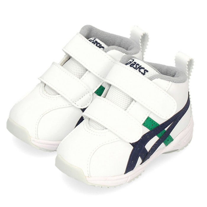 アシックス すくすく キッズ ベビー スニーカー GD ランナーベビー SL-MID 1144A004 ホワイト ベルクロ 子供靴 抗菌 消臭 通気性 asics