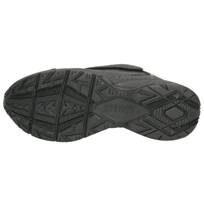 ダンロップ 靴 防水 スニーカー メンズ リファインド 黒 ブラック グレー 幅広 4E ワイド 軽量 面ファスナー DUNLOP REFINED DM2018