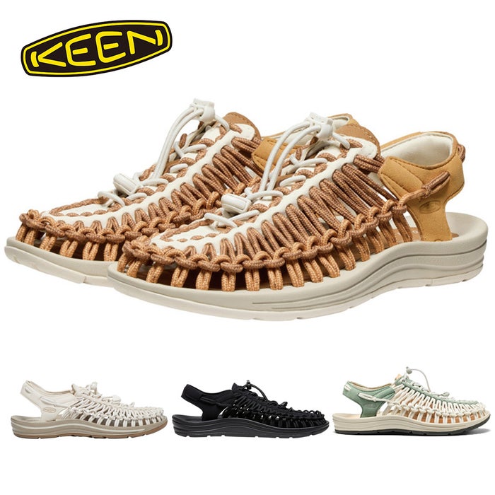 KEEN キーン ユニーク レディース サンダル サボ クロッグ UNEEK 1014099 1018698 1030577 1032190 バックストラップ コードサンダル スポーツダンサル 定番 人気 カジュアル