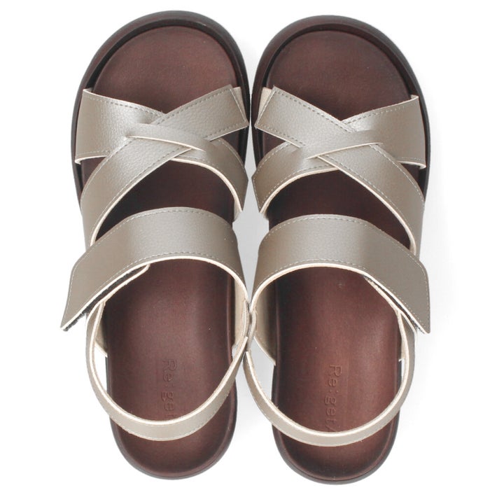 リゲッタ サンダル レディース 疲れない 厚底 ヒール 靴 軽量 ウェッジサンダル バックストラップ 履きやすい 歩きやすい コンフォート 日本製 R-2682 REGETA