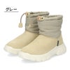 ブーツ レディース 防水 防寒 スノーブーツ ラバーダック カッシュスタイル 6302 黒 ブラック グレー 厚底 ウインターブーツ アウトドア RUBBER DUCK