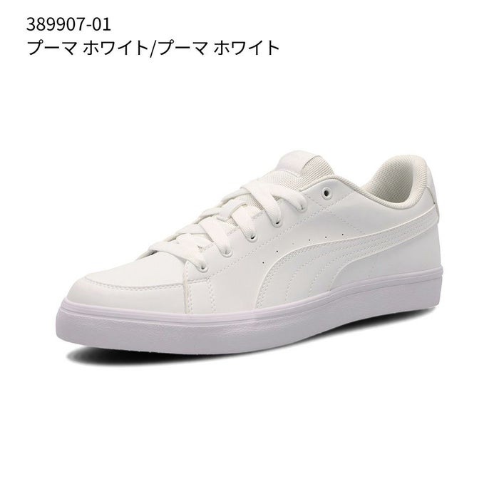 プーマ スニーカー 黒 白 V コート バルク レディース メンズ PUMA シンプル 通勤 通学 クッション V Court Vulc 389907 V Court Vulc EB 389908
