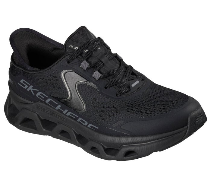スケッチャーズ スリップインズ レディース スニーカー 厚底 ハンズフリー シューズ SKECHERS Slip-ins スリッポン 黒 ウォーキングシューズ 靴 グライドステップ アルタス 150510 紐靴 黒 ノーマル幅 履きやすい 歩きやすい