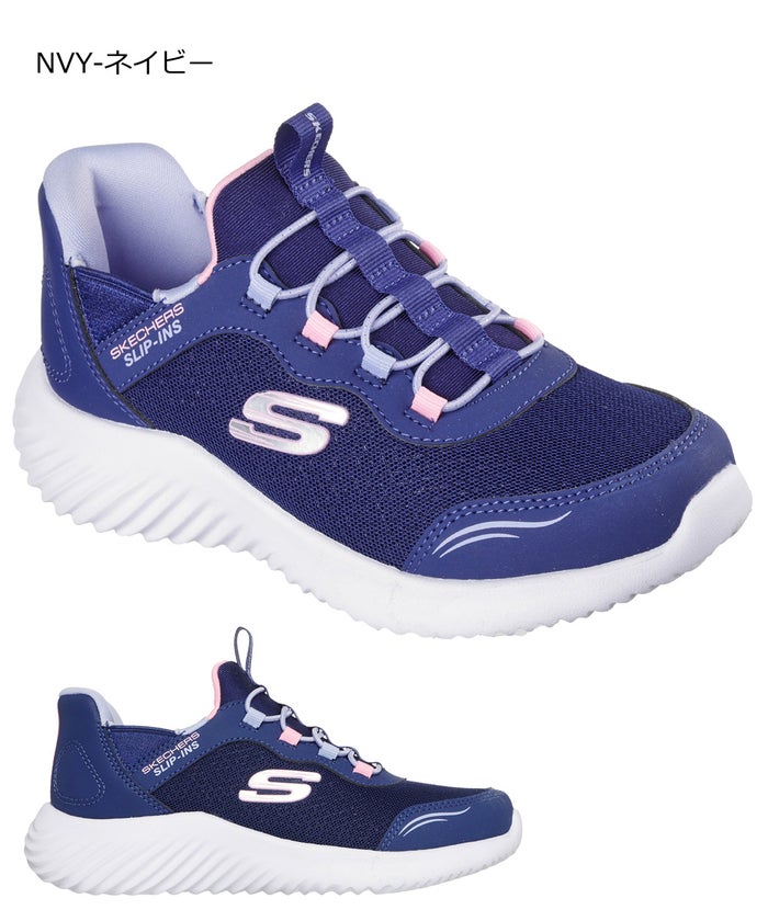スケッチャーズ スリップインズ キッズ ジュニア スニーカー 男の子 女の子 運動靴 黒 ハンズフリー SKECHERS Slip-ins BOUNDER バウンダー ノーマル幅 403822N 403822L 303585N 303585L