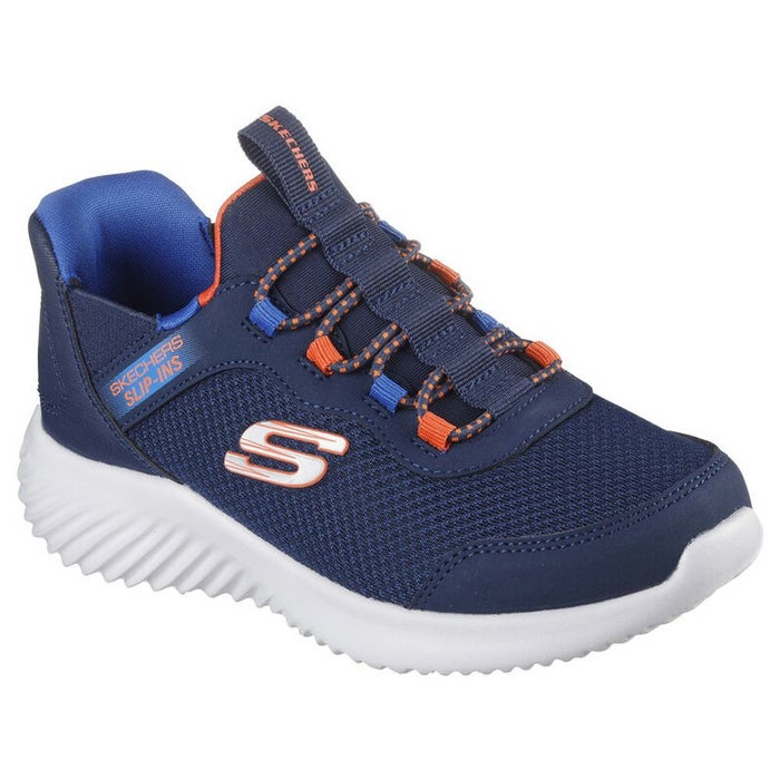 スケッチャーズ スリップインズ キッズ ジュニア スニーカー 男の子 女の子 運動靴 黒 ハンズフリー SKECHERS Slip-ins BOUNDER バウンダー ノーマル幅 403822N 403822L 303585L