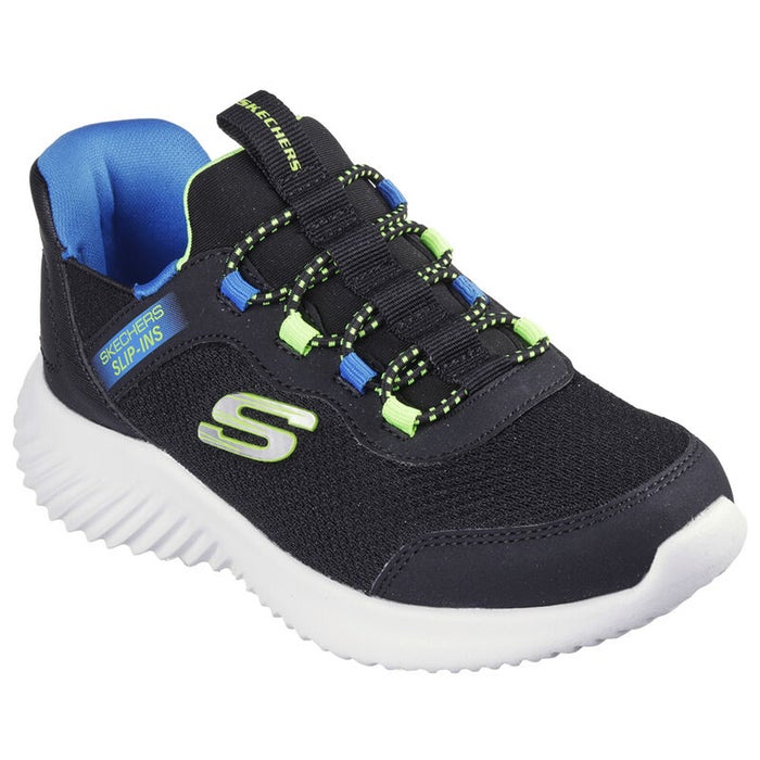 スケッチャーズ スリップインズ キッズ ジュニア スニーカー 男の子 女の子 運動靴 黒 ハンズフリー SKECHERS Slip-ins BOUNDER バウンダー ノーマル幅 403822N 403822L 303585N 303585L