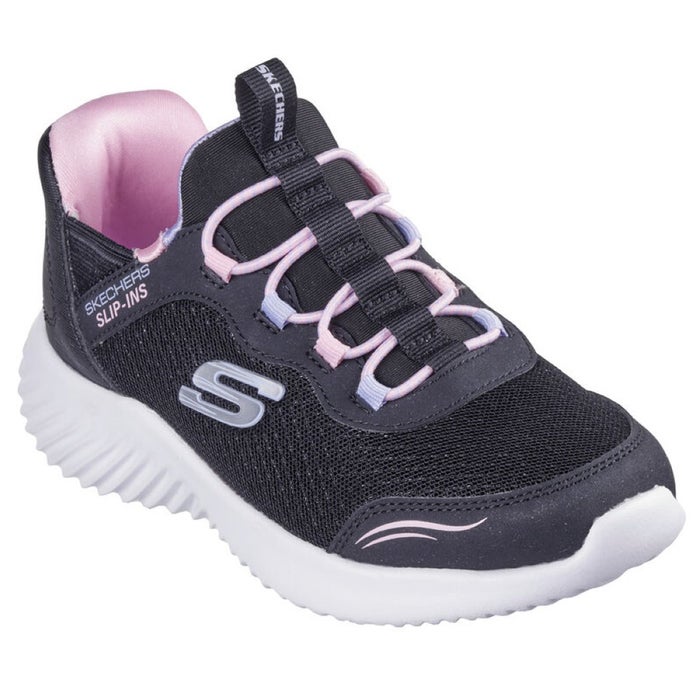 スケッチャーズ スリップインズ キッズ ジュニア スニーカー 男の子 女の子 運動靴 黒 ハンズフリー SKECHERS Slip-ins BOUNDER バウンダー ノーマル幅 403822N 403822L 303585N 303585L