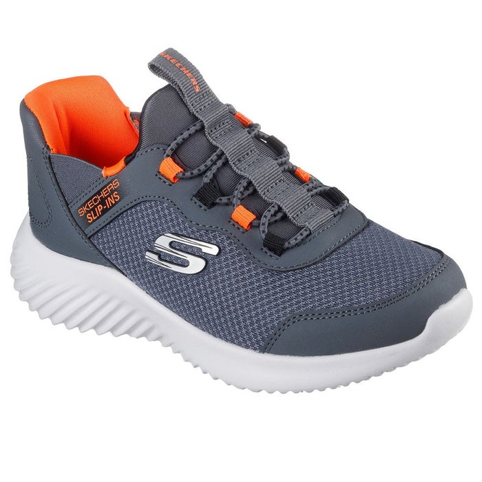 スケッチャ-ズ スリップインズ キッズ ジュニア スニ-カ- 男の子 女の子 運動靴 黒 ハンズフリ- SKECHERS Slip-ins BOUNDER バウンダ- ノ-マル幅 403822N 403822L 303585L