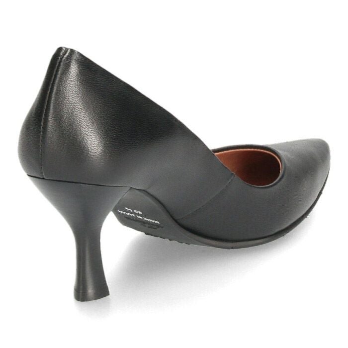 パンプス 黒 ハイヒール 7cm ヒール 撥水加工 日本製 本革 オフィス 仕事 靴 レディース RABOKIGOSHI works ラボキゴシワークス 12684 12684X