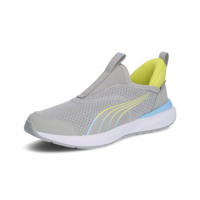 プーマ キッズ ジュニア スニーカー 男の子 女の子 スリッポン 黒 PUMA クルーズ プロフォーム イーズイン 397633 EASE IN 履きやすい 靴 クッション性