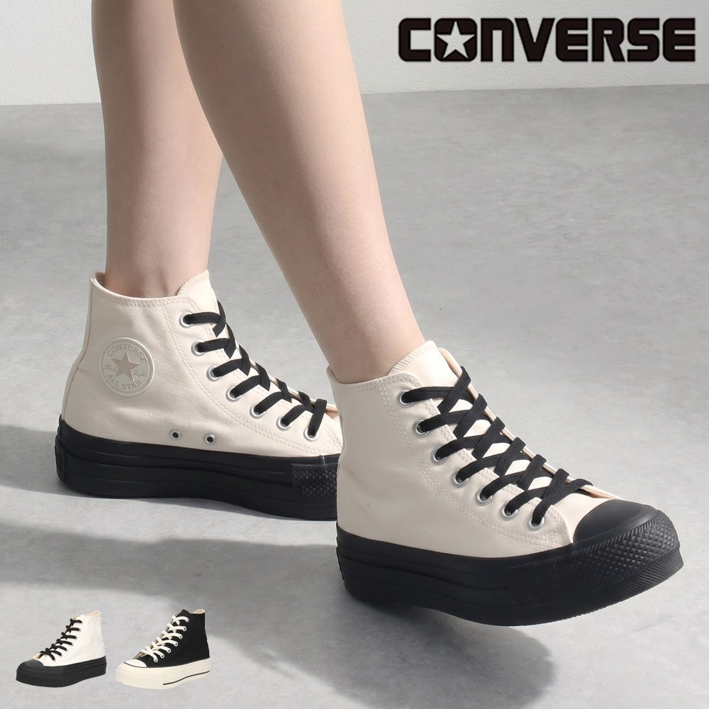 CONVERSE 【オーストラリア限定】ハイカットスニーカー ブラック/ホワイト コンバース スニーカー レディース オールスター R リフテッド