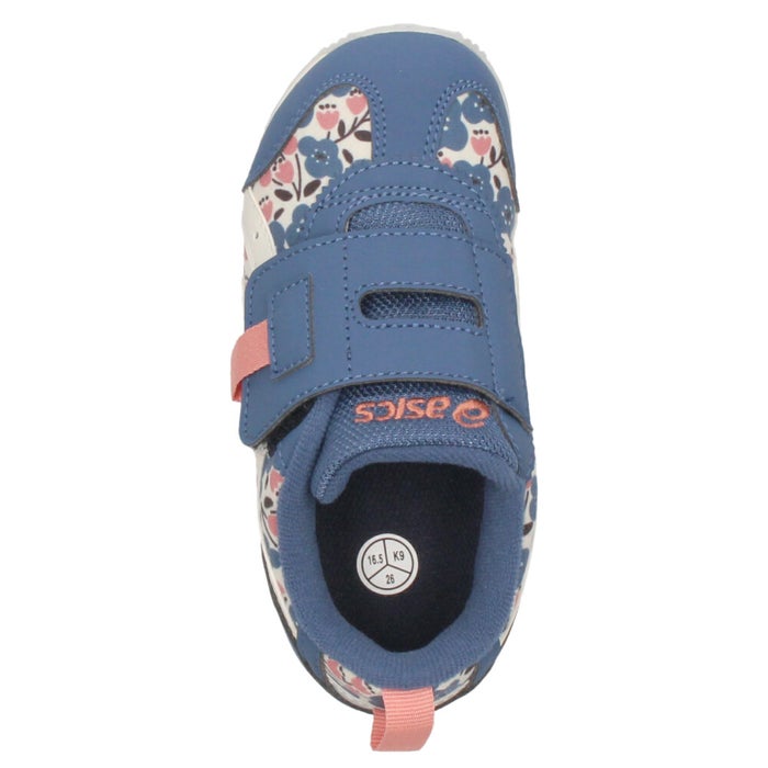 アシックスキッズ スクスク キッズ スニーカー ベルクロ 子供靴 履きやすい 抗菌 消臭 フィット感  ネイビー ピンク ASICS KIDS SUKU2 アイダホ ミニ KT-ES G 1144A374