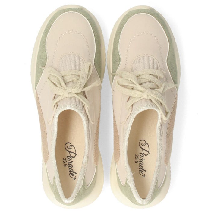 スニーカー レディース 靴 スリッポン ローカット 軽量 歩きやすい 疲れにくい コンフォート シューズ パレード 37001 Parade