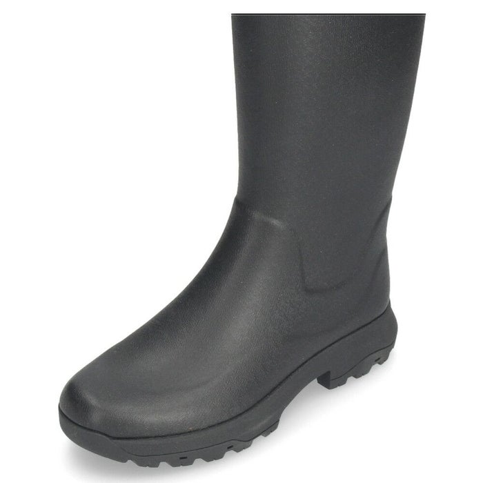 エーグル レインブーツ レディース 長靴 AIGLE アリア ハイ ラバーブーツ ロング丈 シンプル 黒 ZZFNC05 005 ブラック