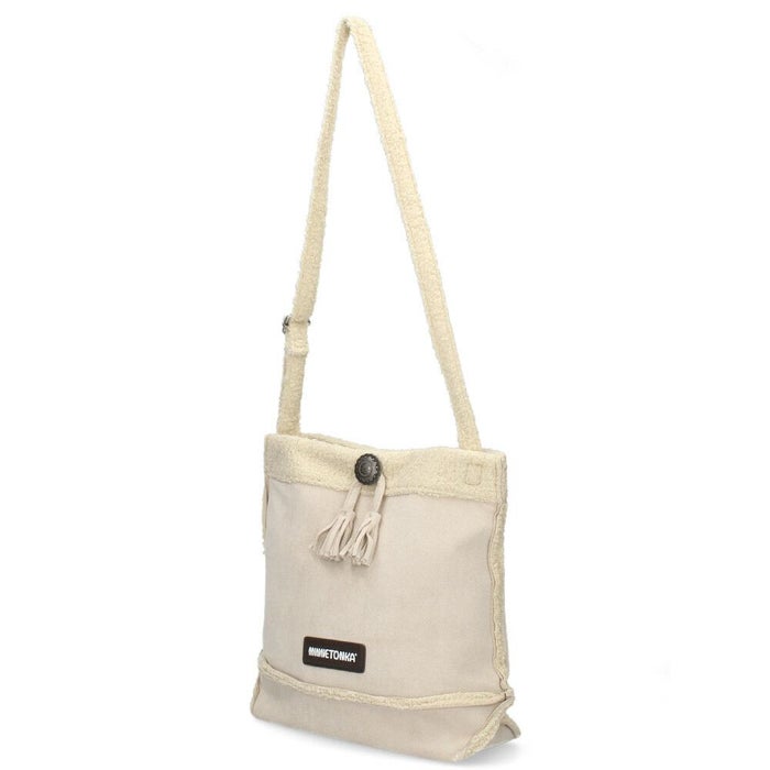 ミネトンカ ショルダーバッグ レディース バッグ おしゃれ 肩掛け スエード ボア 806773 ブラウン ブラック アイボリー 茶色 白 デイリーユース かばん MINNETONKA