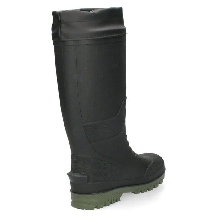 長靴 メンズ ロング 軽量 農作業 屈曲性 柔軟性 雪 滑りにくい 除雪 レインブーツ ガーデニング Parade 5901 ブラック 黒 カーキ ネイビー